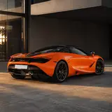 Mclaren Orange Vinyl Wrap 6