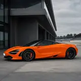 Mclaren Orange Vinyl Wrap 5