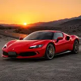 Ferrari Red Vinyl Wrap 11