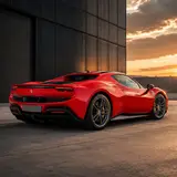 Ferrari Red Vinyl Wrap 6