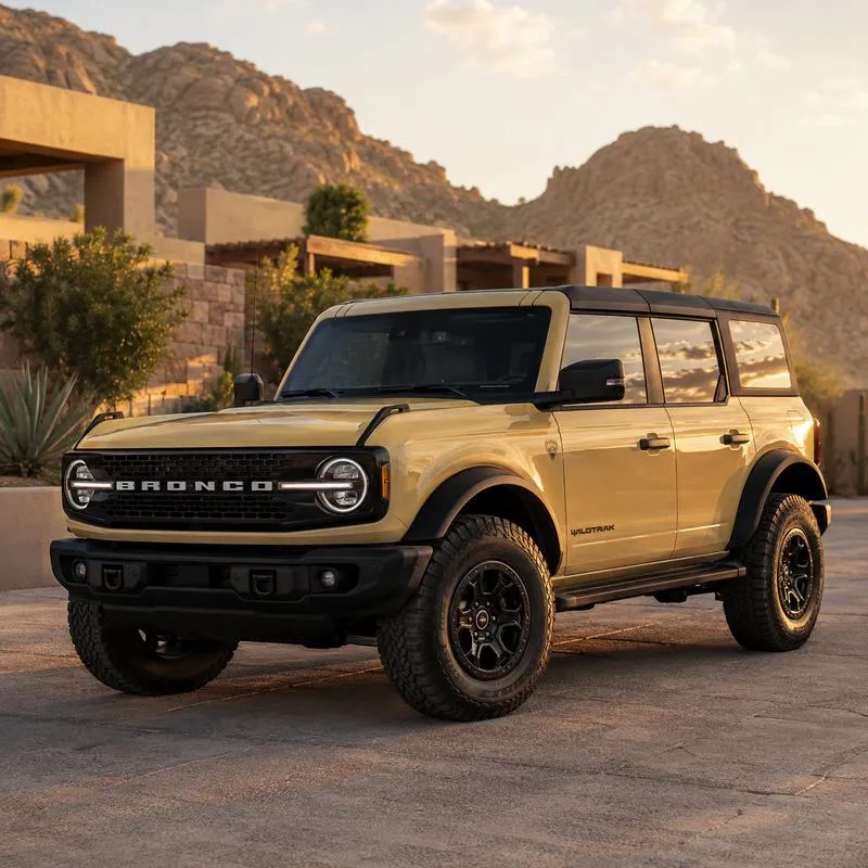 Sahara Yellow Vinyl Wrap — appearance reference