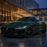 Jaguar British Racing Green Vinyl Wrap 3