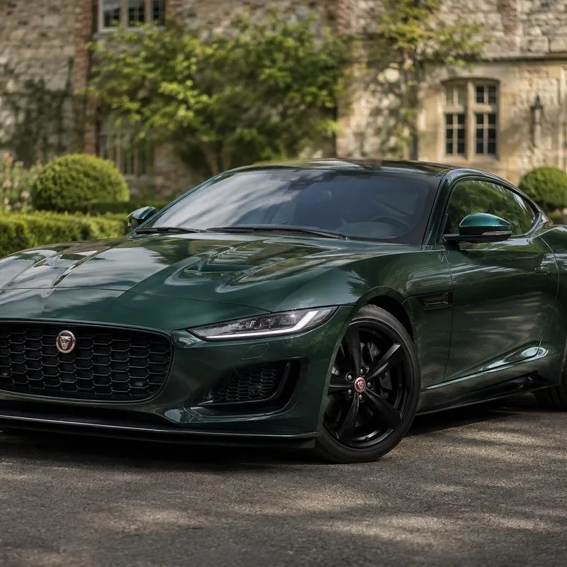Jaguar British Racing Green Vinyl Wrap — appearance reference