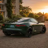 Jaguar British Racing Green Vinyl Wrap 6