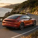Porsche Azurite Red Vinyl Wrap 12