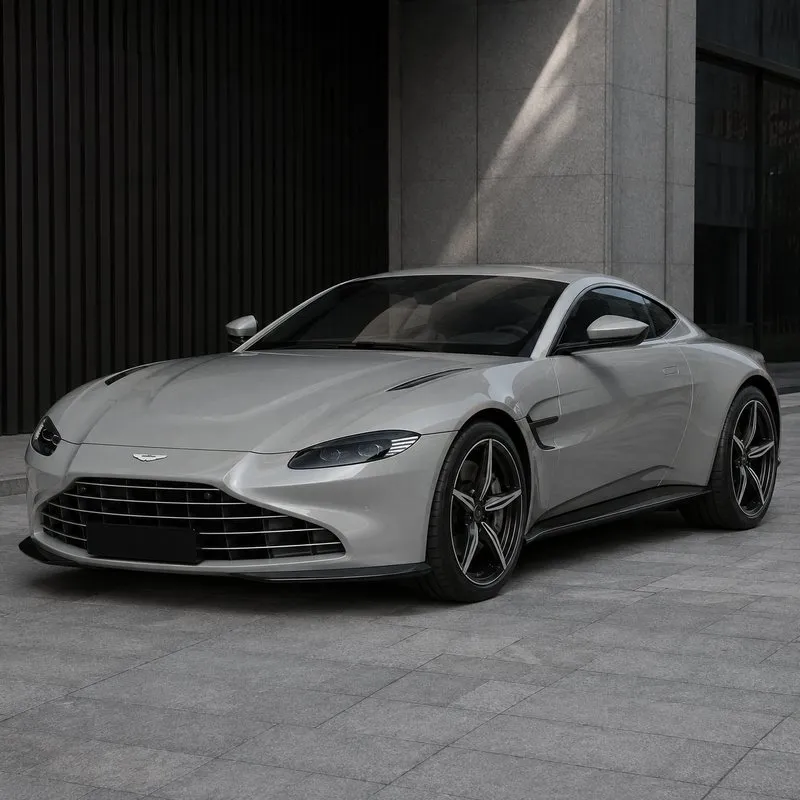 Silver Fox Gray - Aston Martin Vinyl Wrap — appearance reference