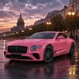 Passionate Pink Paint Finish - Bentley Vinyl Wrap 3