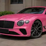 Passionate Pink Paint Finish - Bentley Vinyl Wrap 8