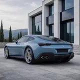 Metal Mist Blue - Ferrari Vinyl Wrap 6