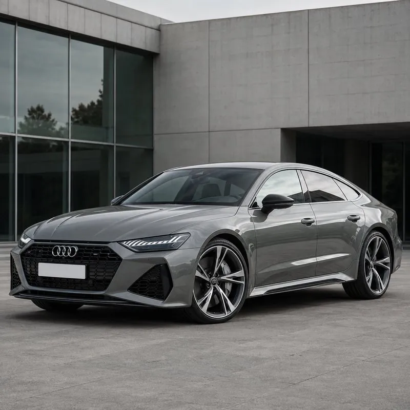 Metallic Ash Audi Vinyl Wrap — appearance reference