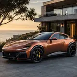 Flame Copper Brown Vinyl Wrap 12