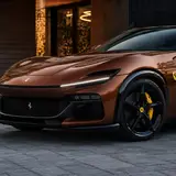 Flame Copper Brown Vinyl Wrap 8