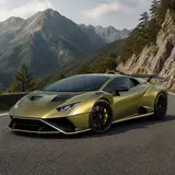 Metal STO track gold-green - Lamborghini Color PPF 11