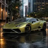 Metal STO track gold-green - Lamborghini Color PPF 3