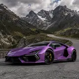 Explosion Purple - Lamborghini Vinyl Wrap 11