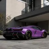 Explosion Purple - Lamborghini Vinyl Wrap 6
