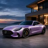 Diamond White Shift Purple Color PPF 12