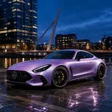 Diamond White Shift Purple Color PPF 3