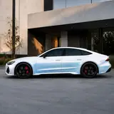 Diamond White Shift Blue Vinyl Wrap 5