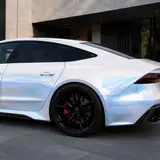 Diamond White Shift Blue Vinyl Wrap 9
