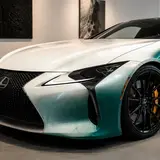 Diamond White Shift Pine Green Vinyl Wrap 8