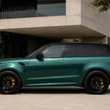 Transparent Diamond Pine Green Vinyl Wrap 5