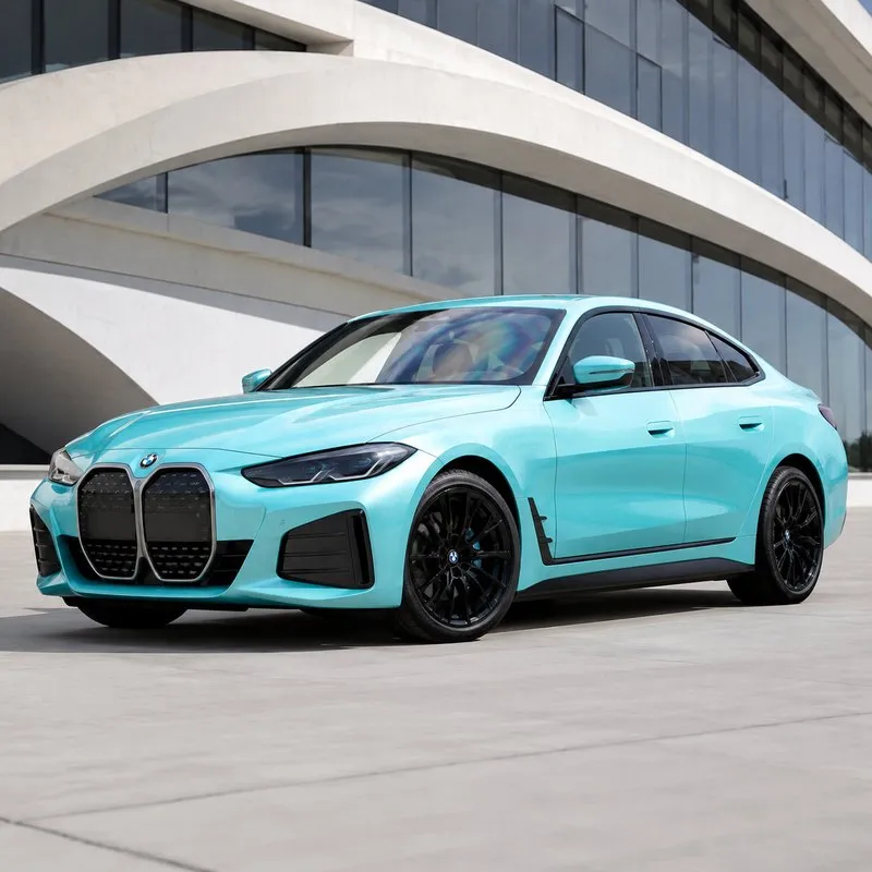 Laser Tiffany Blue Vinyl Wrap — appearance reference