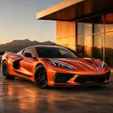 Chameleon-Gold Orange Red Vinyl Wrap 8