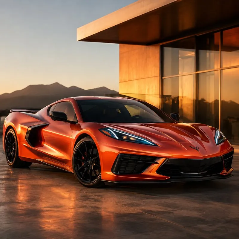 Chameleon-Gold Orange Red Vinyl Wrap — appearance reference