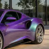 Aurora Diamond Purple-Green Vinyl Wrap 9
