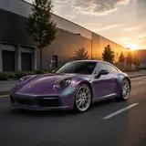 Aurora Diamond - Green Purple Vinyl Wrap 11