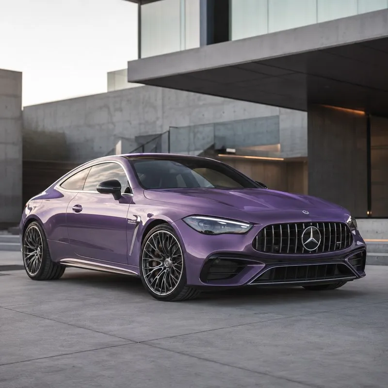 Silver Illusion Purple Vinyl Wrap — appearance reference