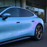 Dreamy Prismatic Sky`Blue Vinyl Wrap 9
