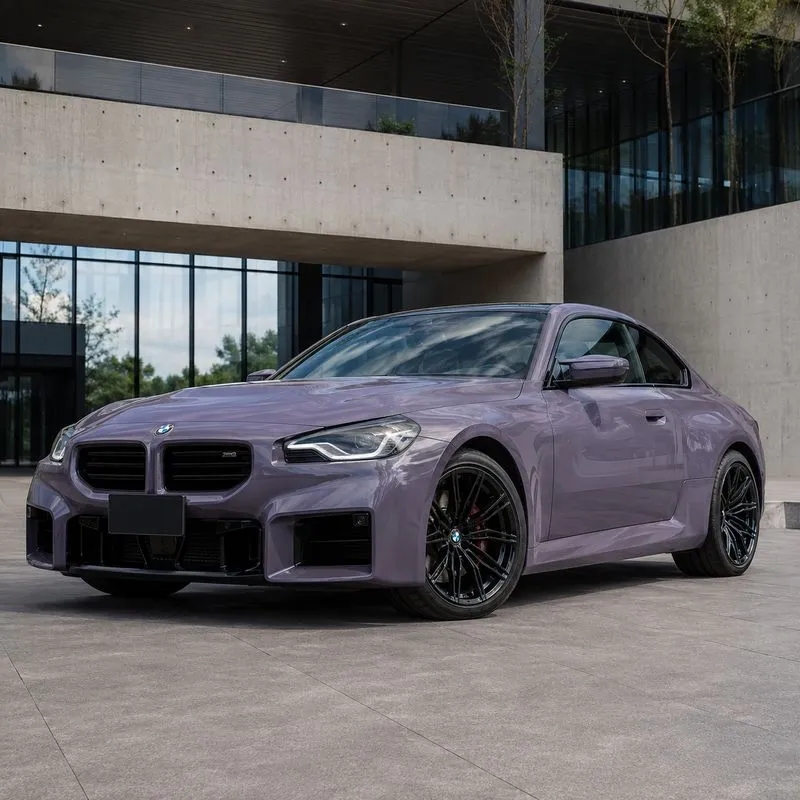 Capri Grey Purple Vinyl Wrap — appearance reference