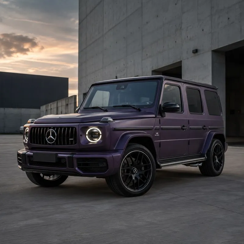 Ultra Black Illusion Purple Color PPF — appearance reference