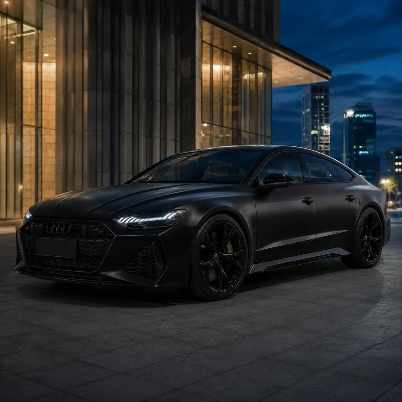 Satin Starliaht Black Vinyl Wrap — appearance reference