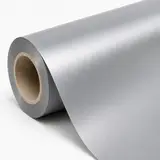 Satin Liquid Metallic Silver film roll reference