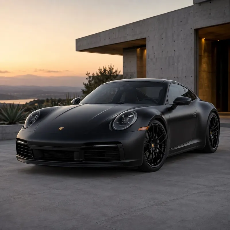 Satin Ceramic Black Color PPF — appearance reference