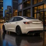 Ultra-Matte Liquid Metal Crescent White Vinyl Wrap 6