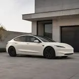 Ultra-Matte Liquid Metal Crescent White Vinyl Wrap 5