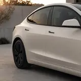 Ultra-Matte Liquid Metal Crescent White Vinyl Wrap 9