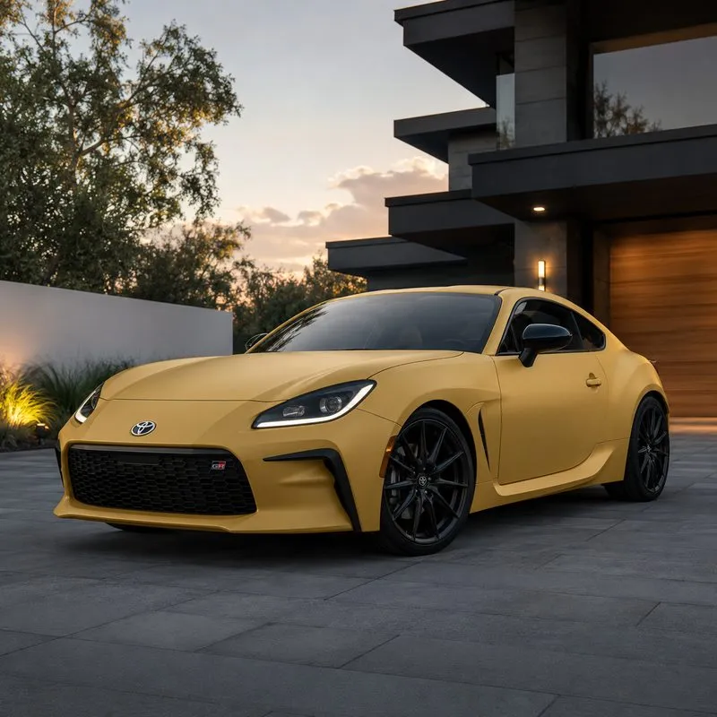 Moran Yellow (Matte) Vinyl Wrap — appearance reference