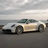 Satin White To Diamond Gold Chameleon Color PPF 5