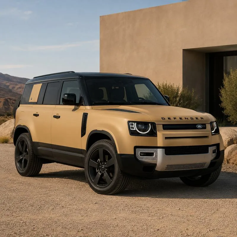 Ultra-Matte Sahara Yellow Vinyl Wrap — appearance reference