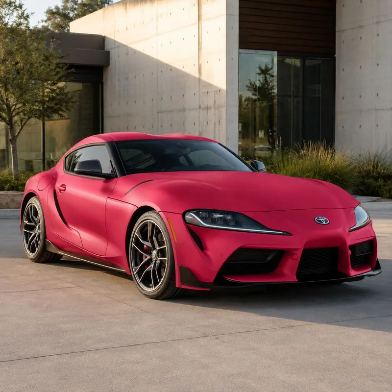 Brilliant Magenta (Matte) Vinyl Wrap — appearance reference
