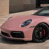Matte Liquid Metal Shell Pink Vinyl Wrap 8