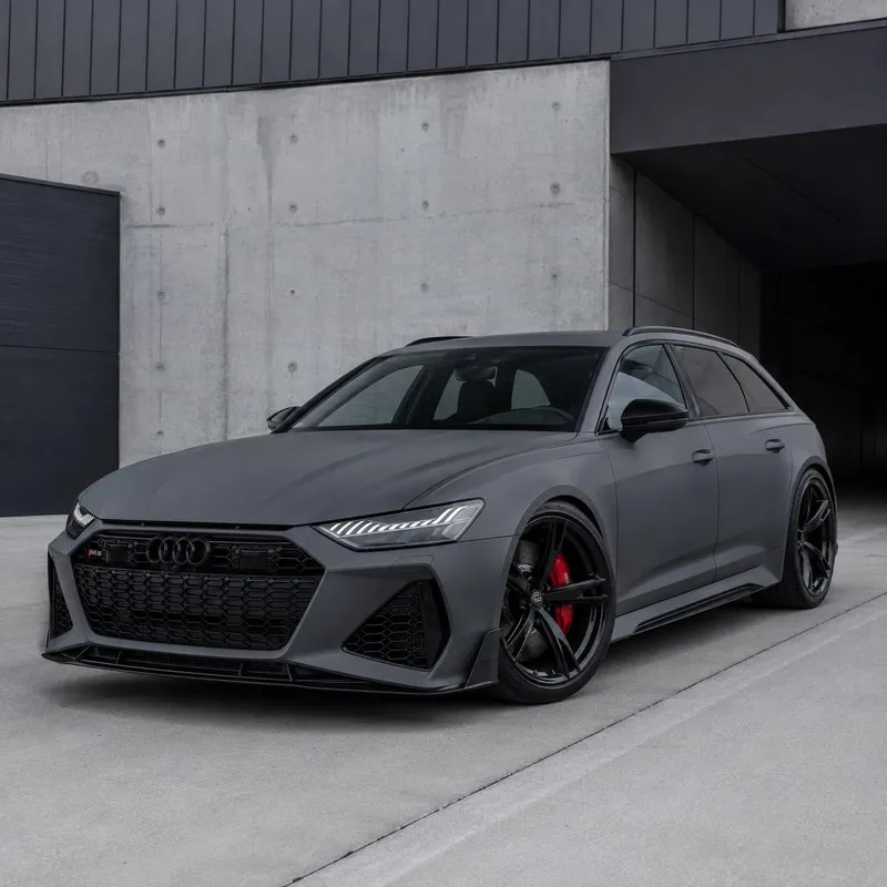 Ultra-Matte Gunmetal Grey Vinyl Wrap — appearance reference