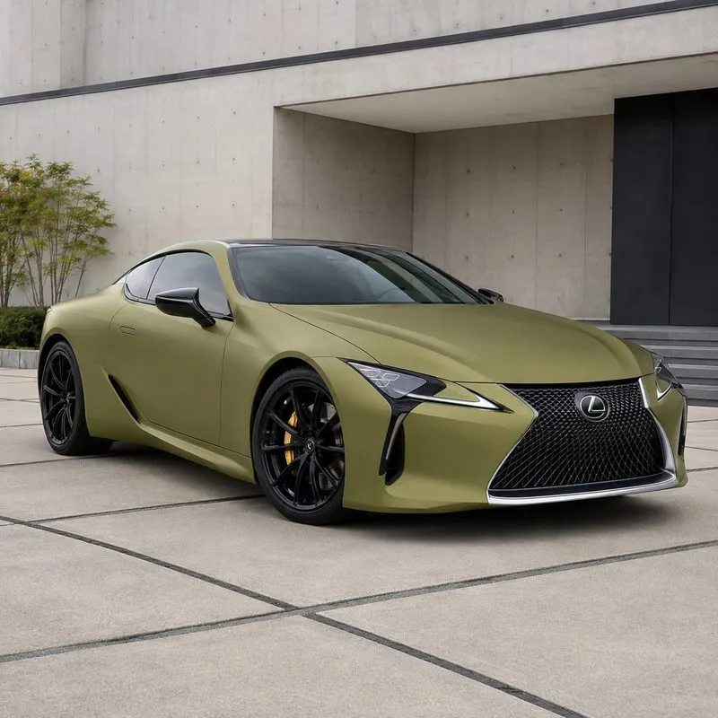 Satin-finish chrysoberyl Vinyl Wrap — appearance reference