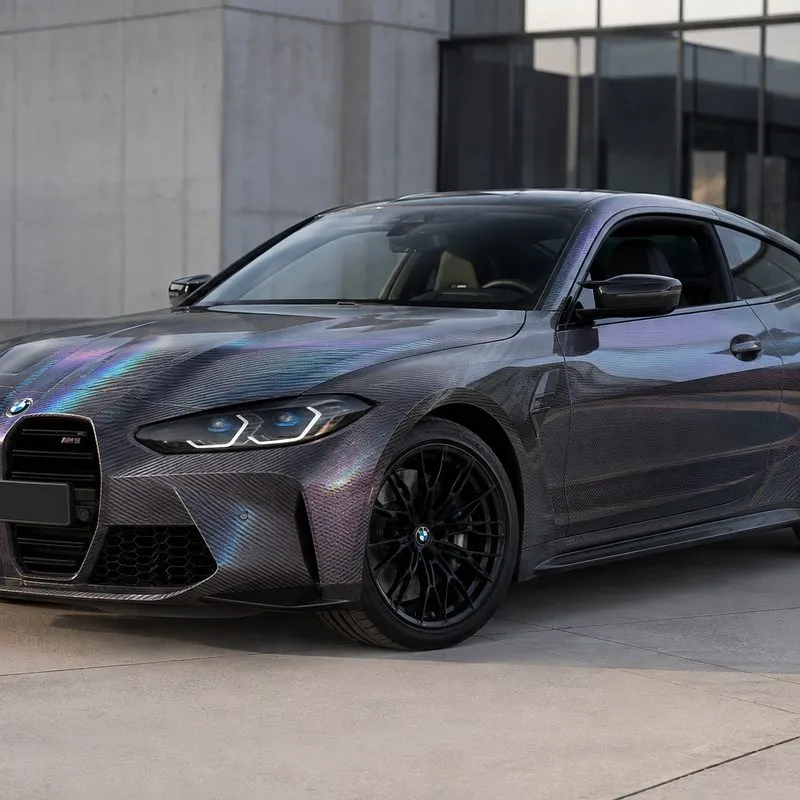 Laser carbon fiber Vinyl Wrap — appearance reference