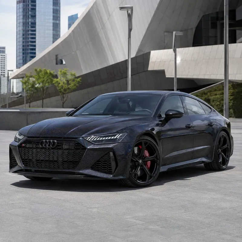Laser Carbon Fiber Black Vinyl Wrap — appearance reference